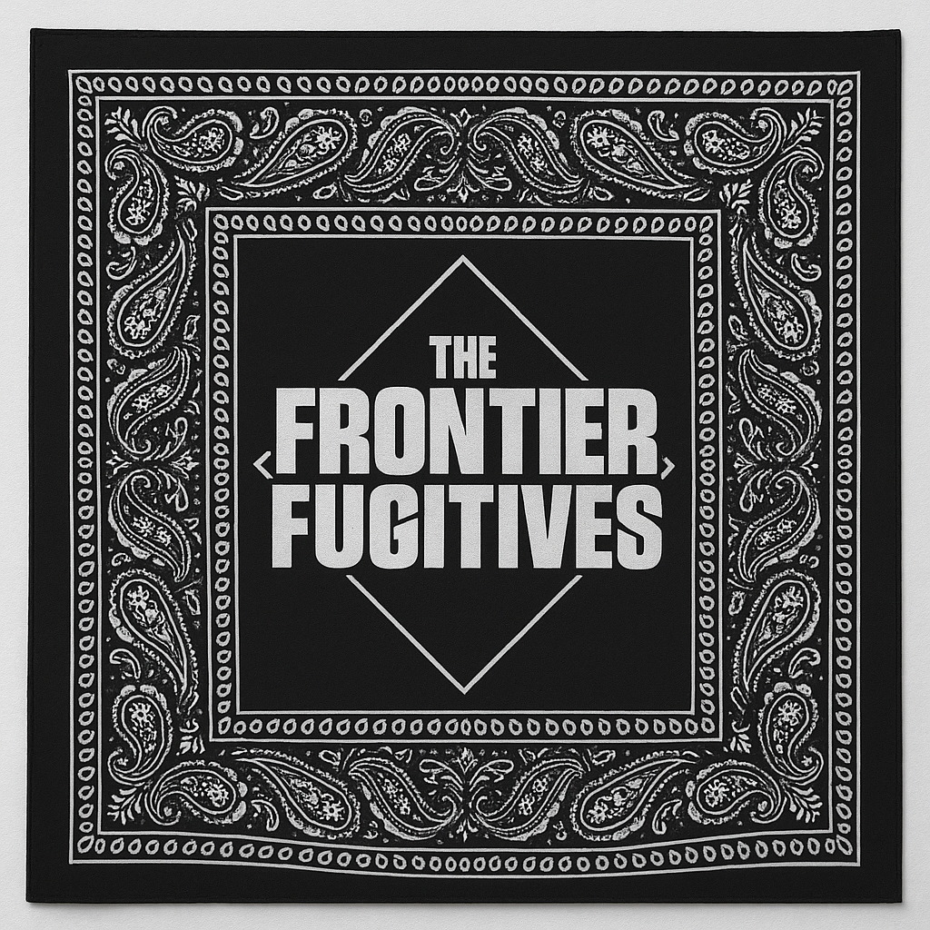Frontier Fugitives Logo Bandana