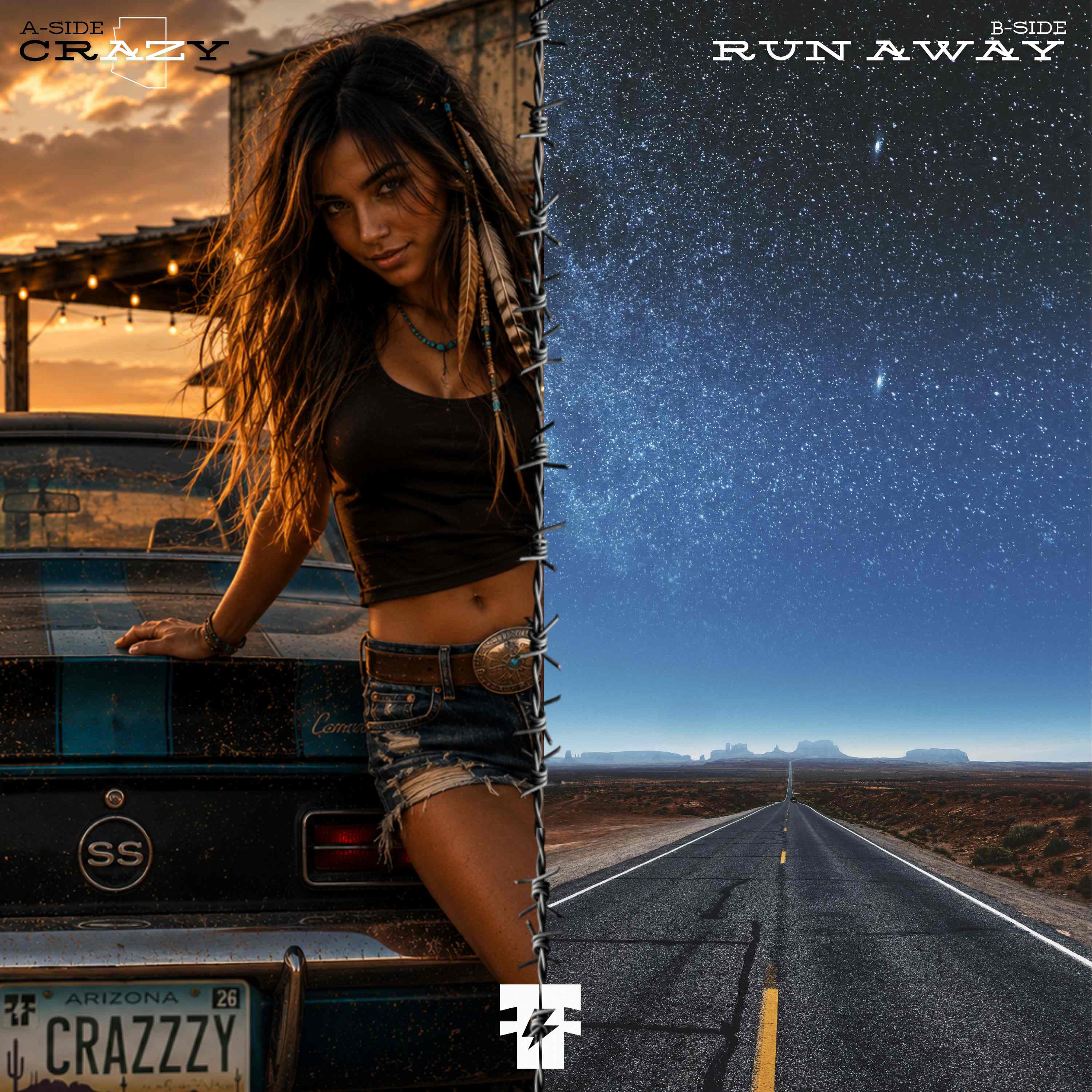 Crazy / Run Away single cover
