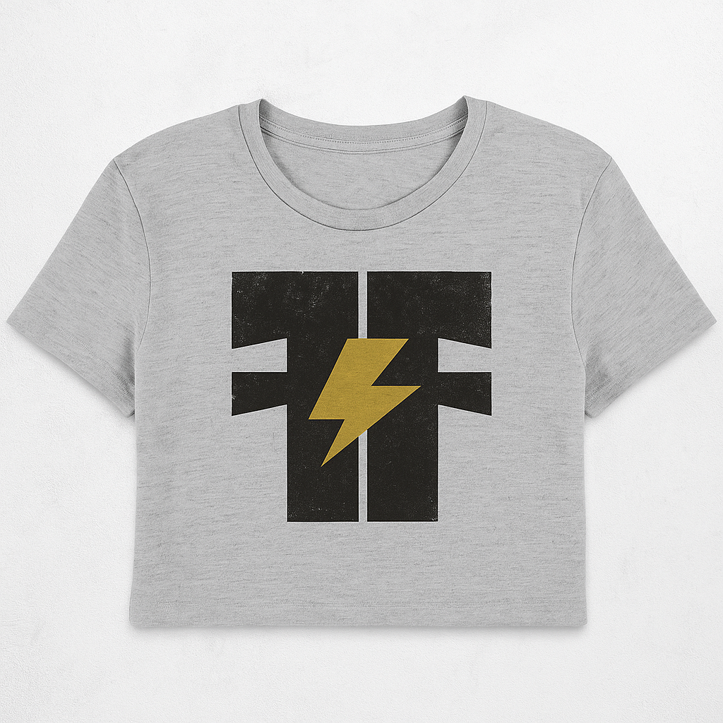 Gray FF Crop Top