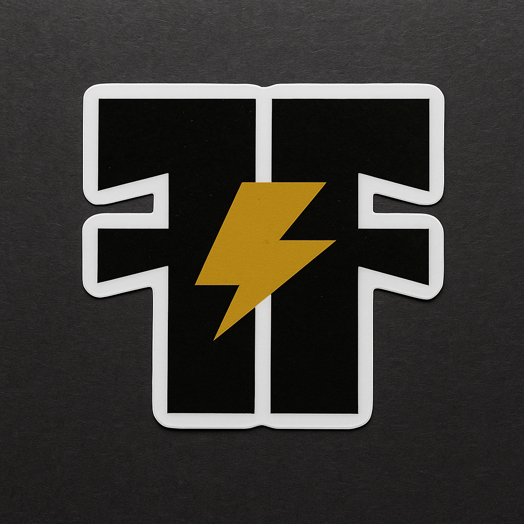 FF Lightning Sticker