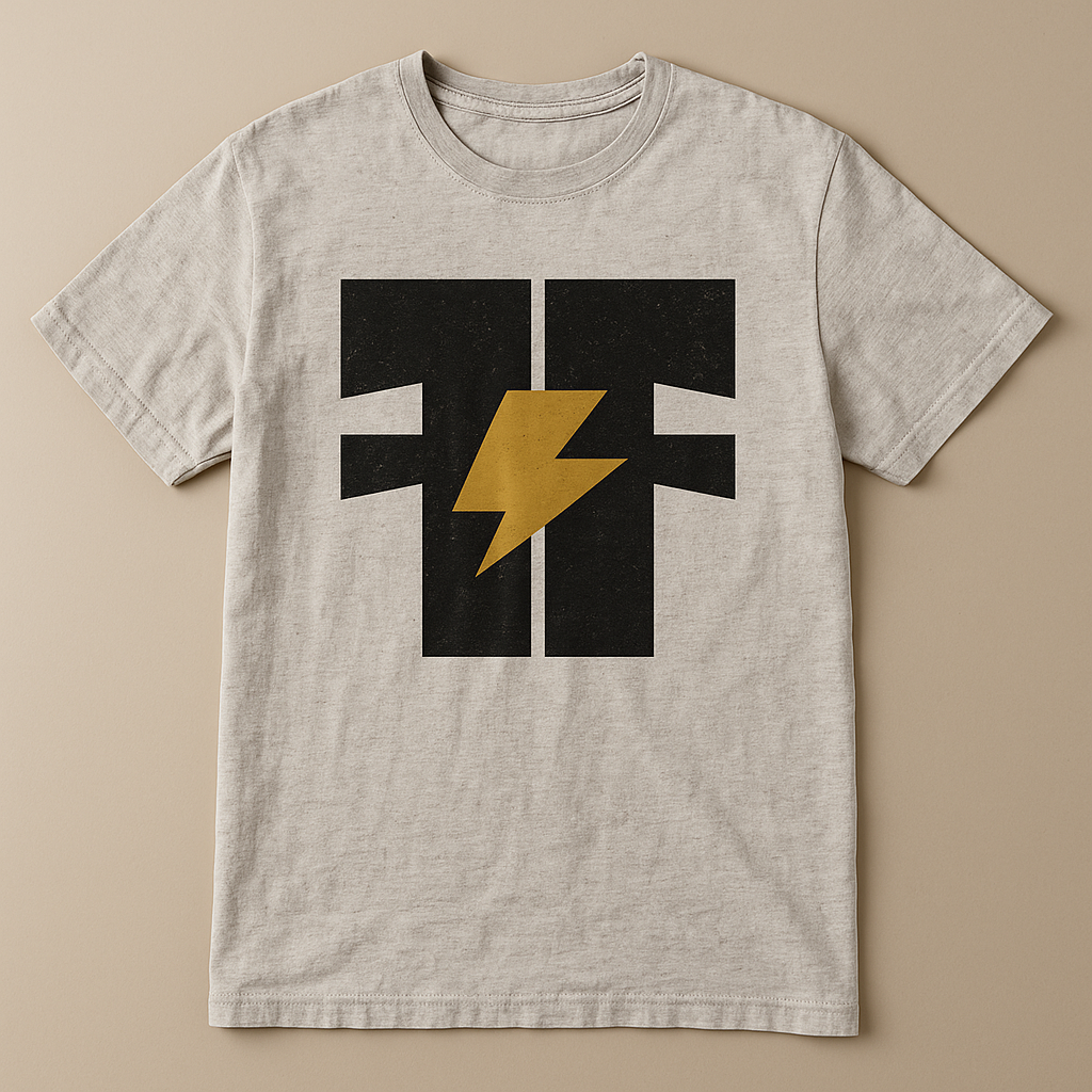 Gray FF Lightning T-Shirt